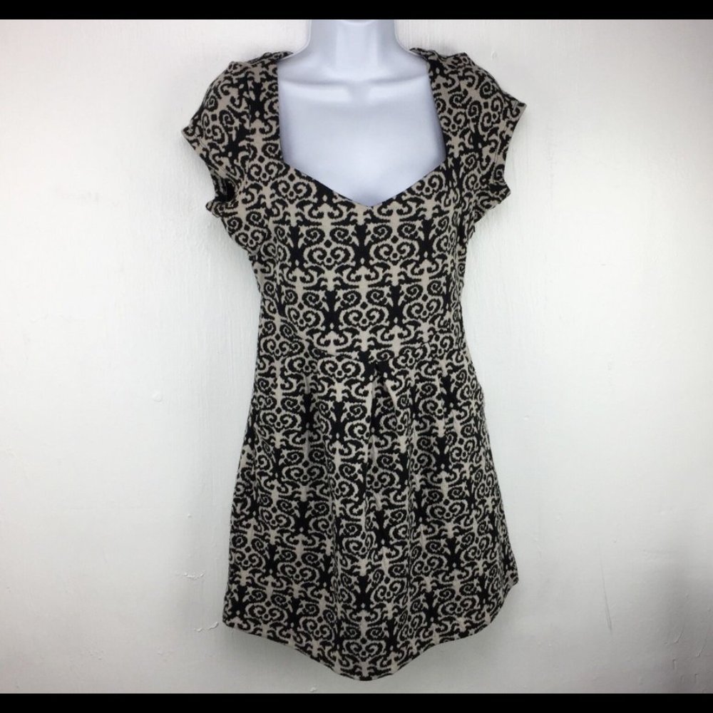 Anthropologie Geometric Caledonia Cutout Dress By Deletta